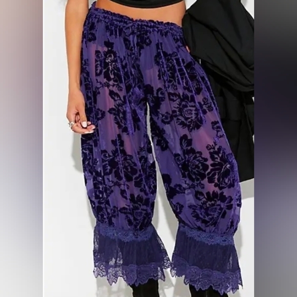 Free People Forever Young Burnout Pants - Picture 4 of 5